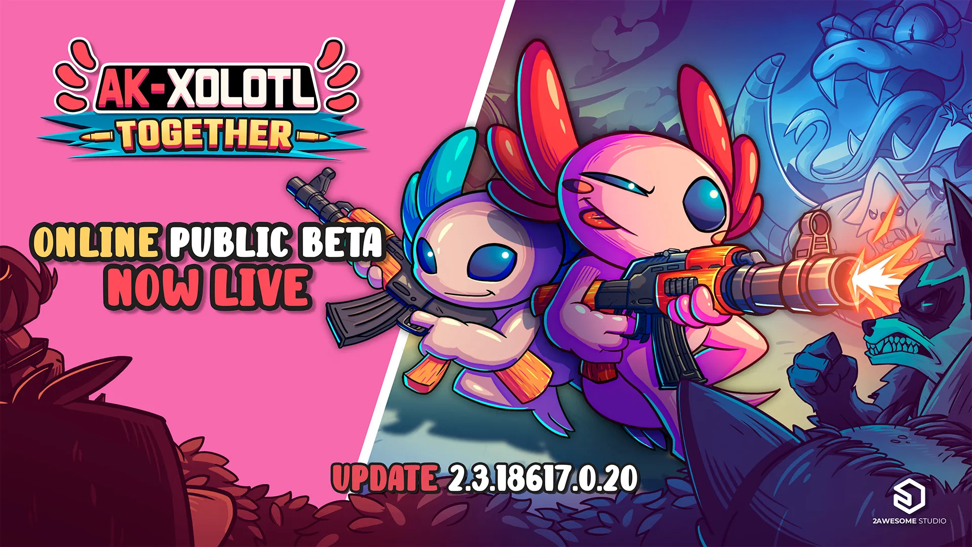 AK-xolotl: Together Online Co-op Beta is LIVE on Steam! ðŸ”¥ cover