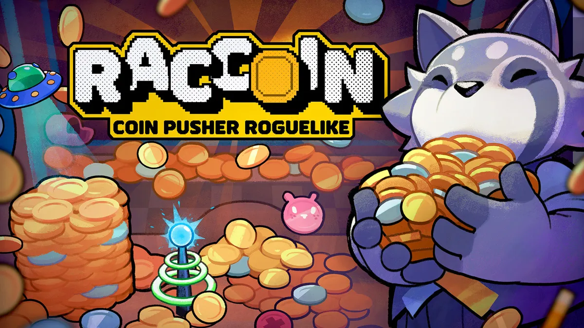 Playstack and developer Doraccoon are excited to announce our brand new coin-pusher roguelike, RACCOIN!ðŸ¦ðŸª™ cover