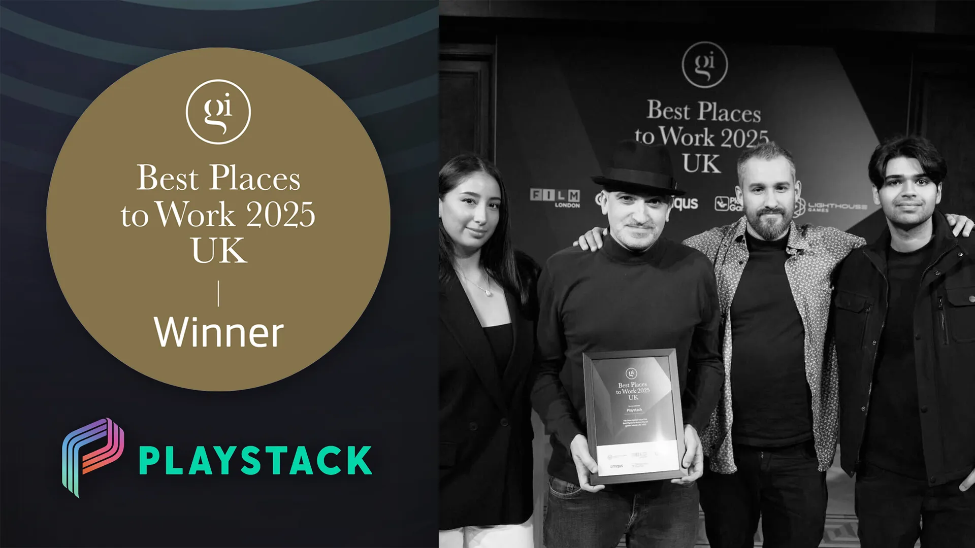 Playstack Recognised Again at the GamesIndustry.biz Best Places to Work Awards ðŸ† cover