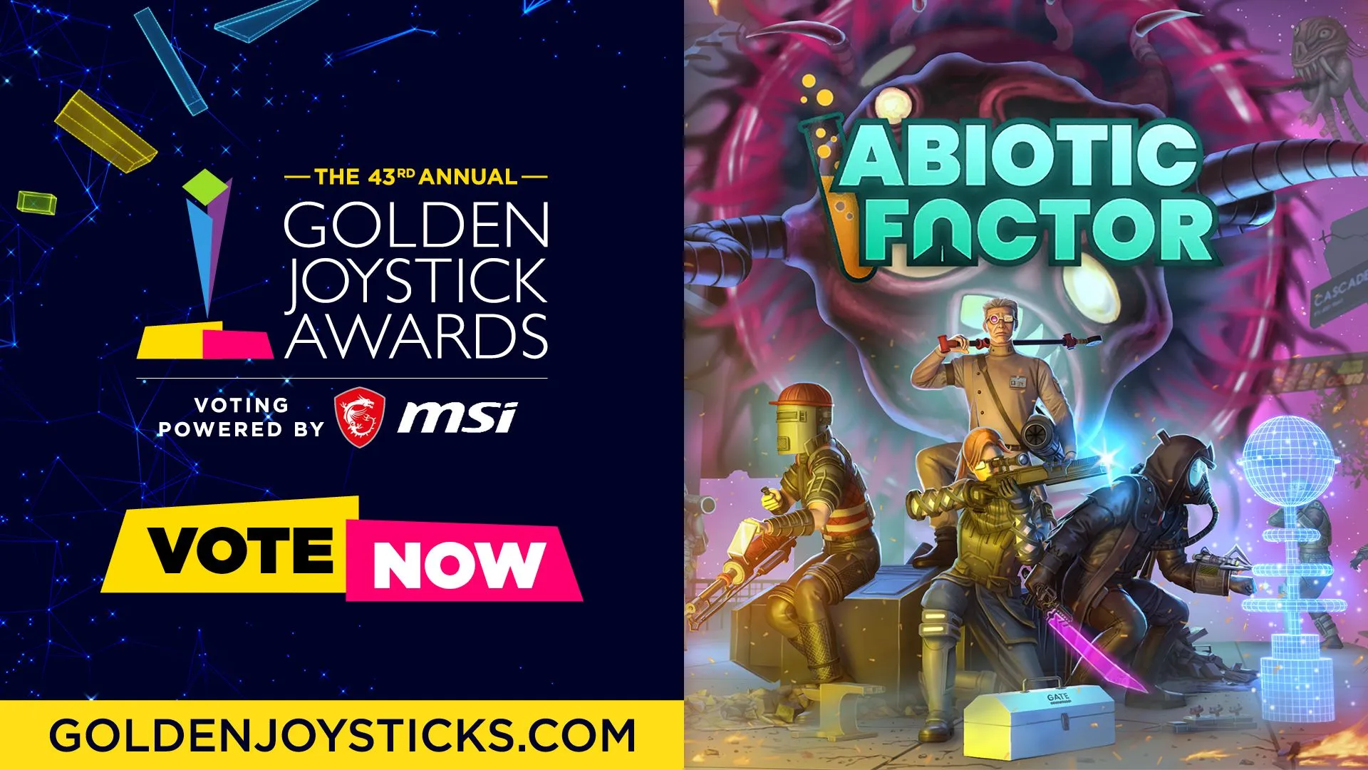 Abiotic Factor Nominated for Golden Joystick Awards 2025 ðŸ† cover